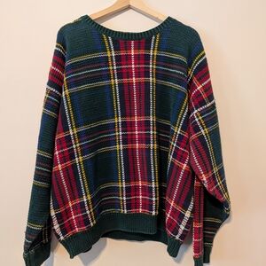 GAP Multicolor Plaid Sweater